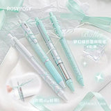 Rosy Posy Ballet Ribbon Soft Gel Pen Mint 4pcs