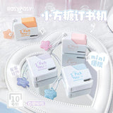 Rosy Posy Sugar Cube Mini Staplers Pink