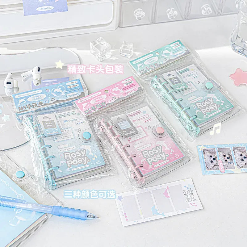 Rosy Posy Dialog Box M5 Notebook Mint