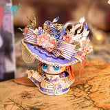 Art Model Metal Assembly Model Cat Lucy YM-N146-M