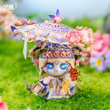 Art Model Metal Assembly Model Cat Flower YM-N146-O