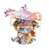 Art Model Metal Assembly Model Cat Flower YM-N146-O