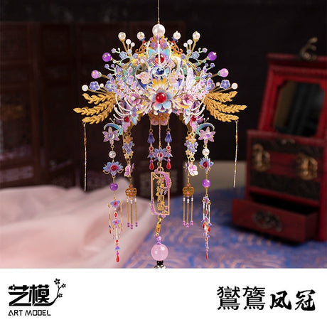 Art Model艺模金属拼装模型小凤冠驚鷺YM-N144-D