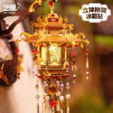Art Model Metal Assembly Refrigerator Magnets Palace Lanterns YM-N186-A