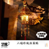 Art Model Metal Assembly Refrigerator Magnets Palace Lanterns YM-N186-A