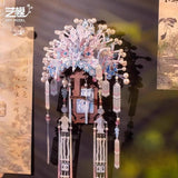 Art Model Metal Assembly Refrigerator Magnets Pink YM-N188-A