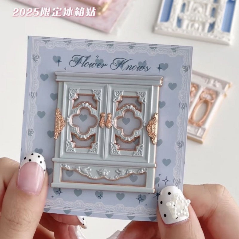 Flower Knows Refrigerator Magnet #02 Butterfly Cloud
