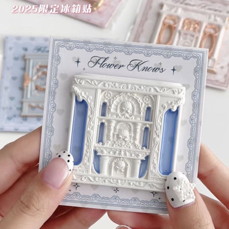 Flower Knows Refrigerator Magnet #04 Pearl Shell