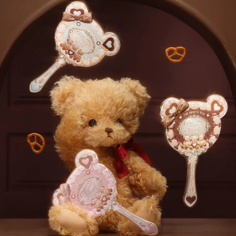 Flower Knows 手持ちミラー スイートベア 3個セット Flower Knows The Sweetie Bear Hand Mirror Creamy Pink – Fancylife