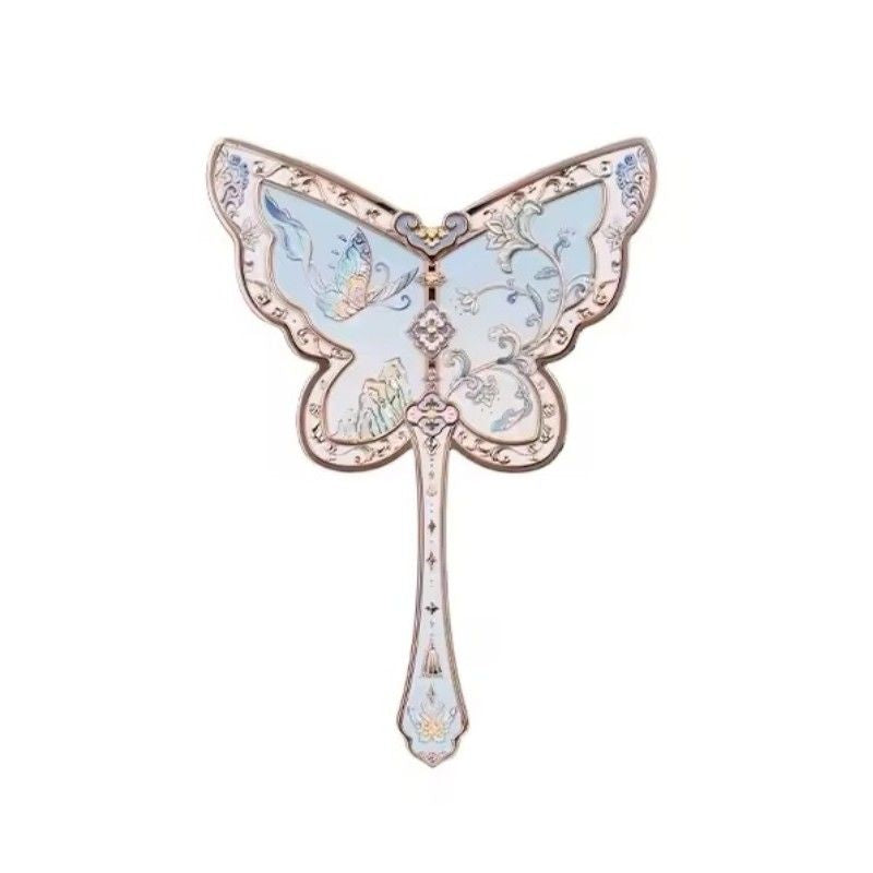 Flower Knows Butterfly Hand Mirror 8th Anniversary Purple