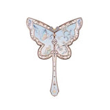 Flower Knows Butterfly Hand Mirror 8th Anniversary Purple