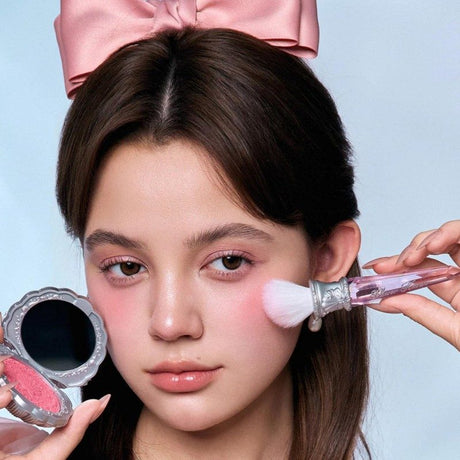 Flower Knows花知晓甜心小熊圆头点彩刷草莓粉 1支