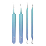 Allsmile Blackhead Removal Kit Pimple Extractor Set 4pcs