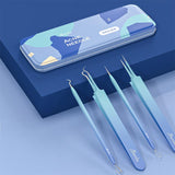 Allsmile Blackhead Removal Kit Pimple Extractor Set 4pcs