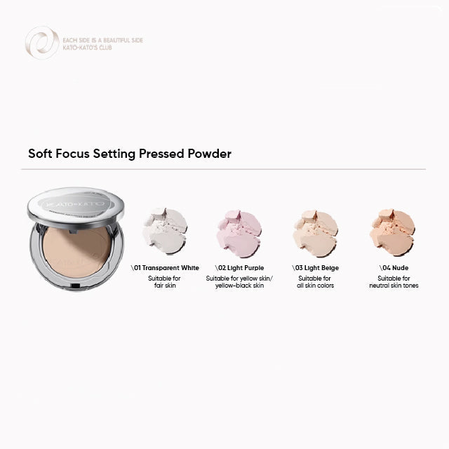 KATO-KATO Just in Tune Finish Pressed Powder #N01 6.5g