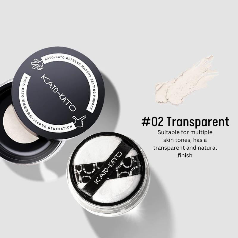 KATO-KATO Refresh Makeup Setting Powder #02 Transparent