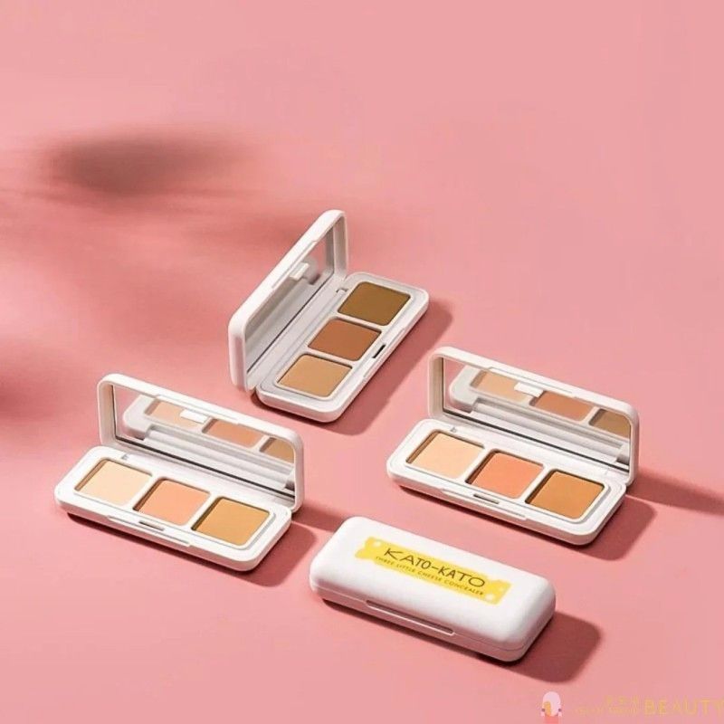 KATO-KATO Three Little Cheese Concealer Triple Color