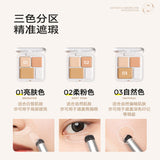 Kato-Kato Fancy Cheese Thr-Concealer Palette ##N01 Creamy Cheese