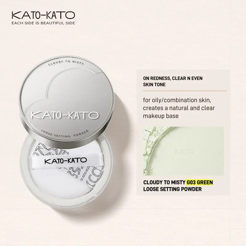 KATO-KATO Loose Setting Powder Cloudy to Misty #G03 Green 8g