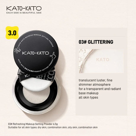 KATO-KATO Refresh Loose Setting Powder Upgraded #03 Glittering 6.5g