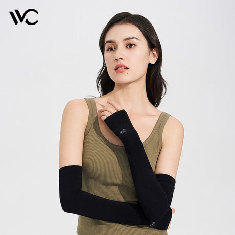 VVC冰丝防晒袖套经典黑