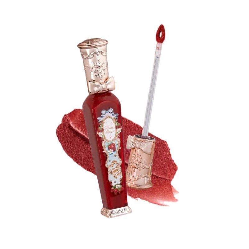 Flower Nose Strawberry Rococo Series Cloud Mat Lip #S08 Velvet Redwood