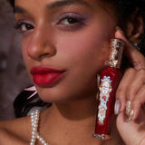 Flower Nose Strawberry Rococo Series Cloud Mat Lip #S08 Velvet Redwood
