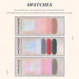 Flower Knows Swan Ballet Six-Color Eyeshadow #02 Black Swan
