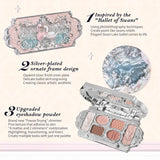Flower Knows Swan Ballet Six-Color Eyeshadow #02 Black Swan