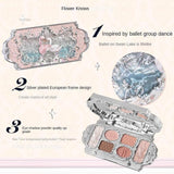 Flower Knows Swan Ballet Six-Color Makeup Palette #03 Pink Swan