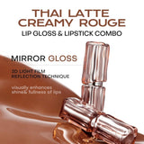 Mistine Lipstick Thai Latte Sheer Aqua Rouge Flowing Jamaica #S03 Shell Luster Peach