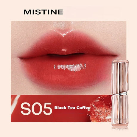 Mistine蜜丝婷奶咖冰萃奶雾持妆口红#S05浮岛冰茶