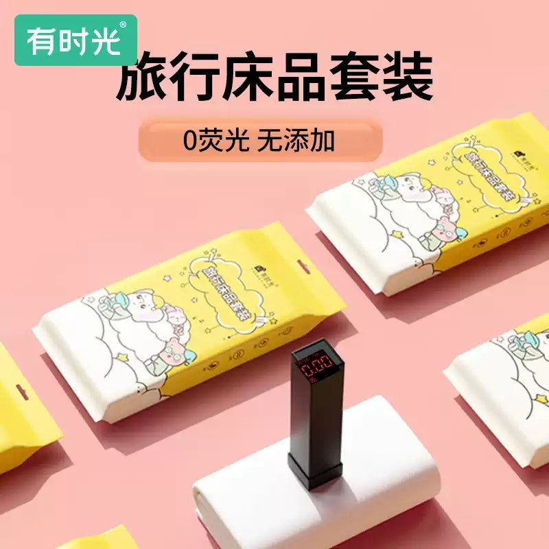 Youngtime Disposable Portable Bed Sheet Bedding Set Large