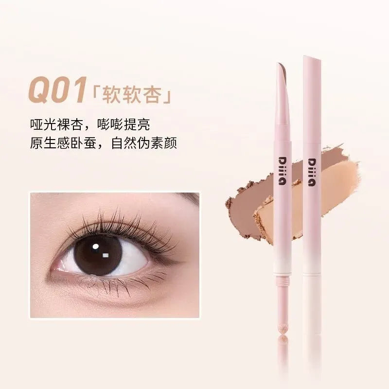 Dijia Soufflé Dual-Ended Under-Eye Pencil #Q01 Nude Apricot