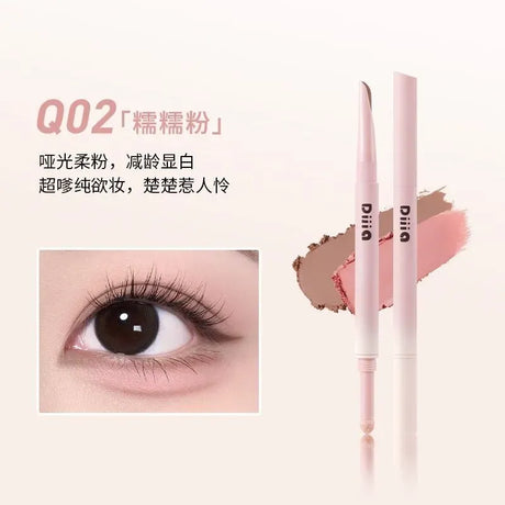Dijia Soufflé Dual-Ended Under-Eye Pencil #Q02 Soft Pink