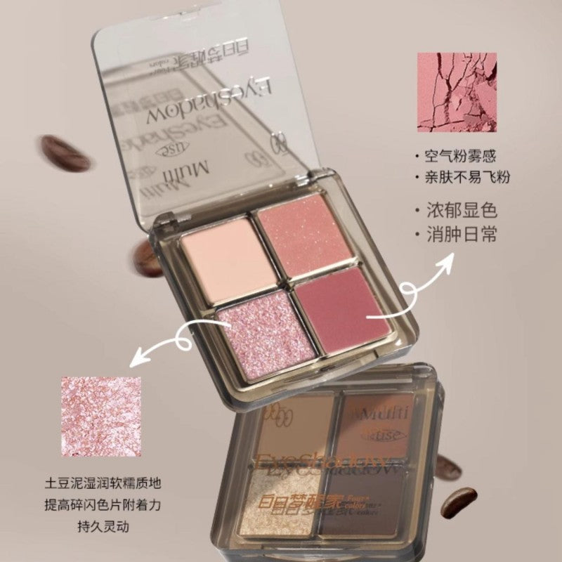 Daydream Breaker 4-Color Eyeshadow Palette #E02 Fresh Coconut Latte