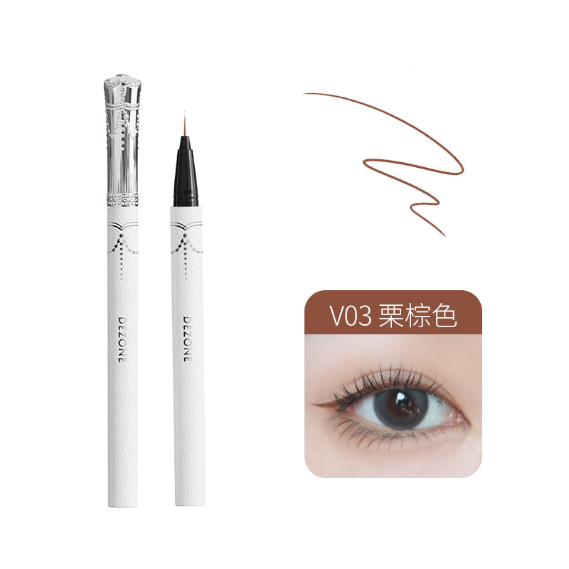 Dezone Long-Lasting Liquid Eyeliner Pen #V03 Chestnut Brown
