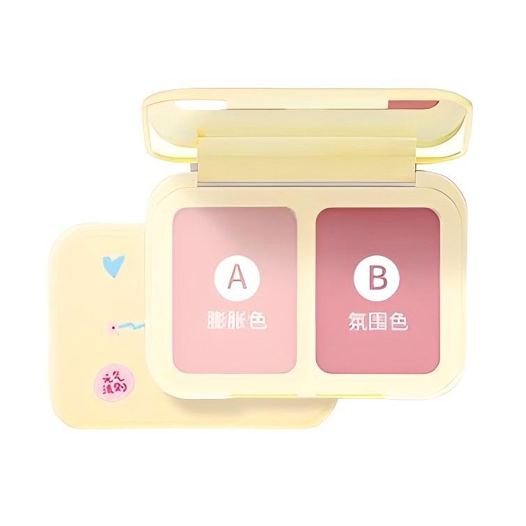Nukka Duo Blush Palette #01 Rose's Secret (Powder + Powder)