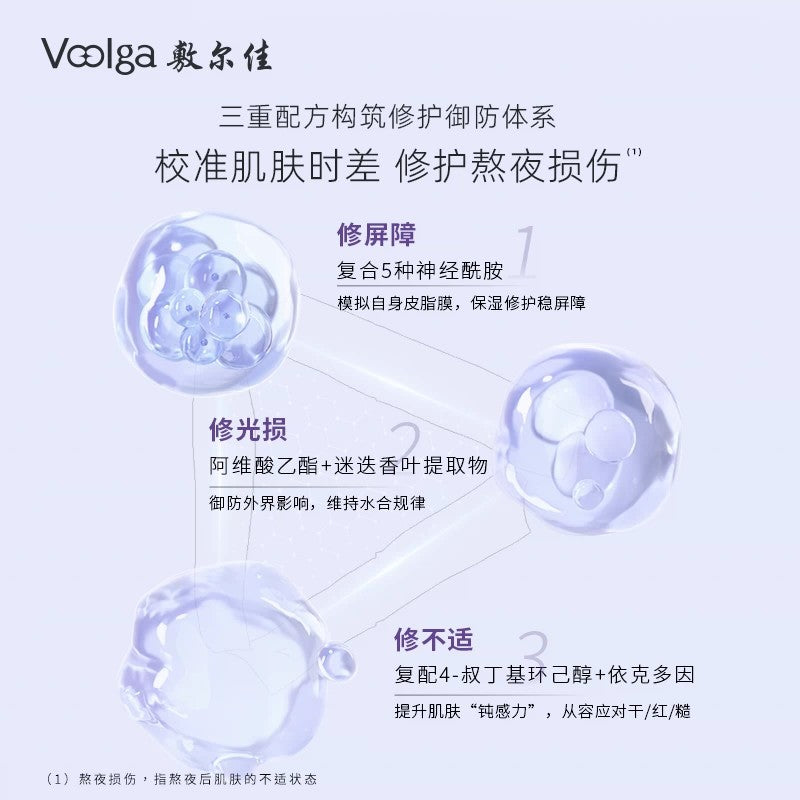 Voolga敷尔佳依克多因熬夜修护贴 5片