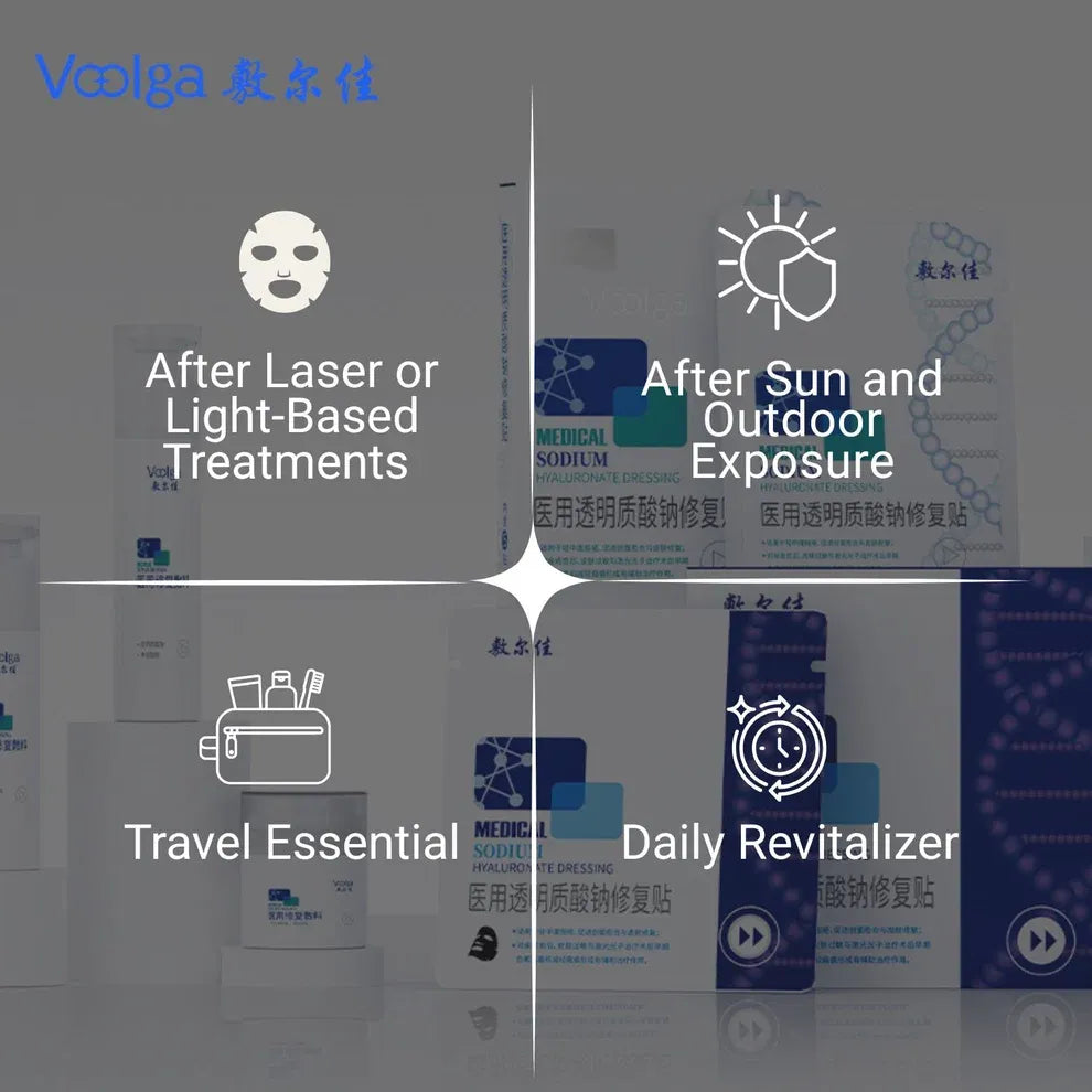Voolga Medical Sodium Hyaluronate Dressing Mask 1pcs