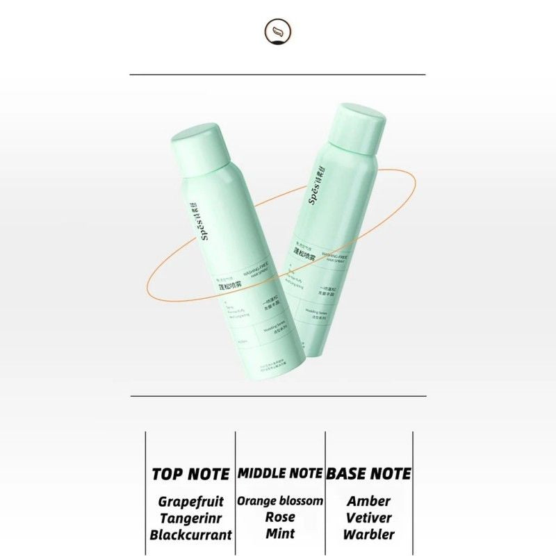 Spes Washing-Free Hair Spray Dry Shampoo Fragrance Free 150ml
