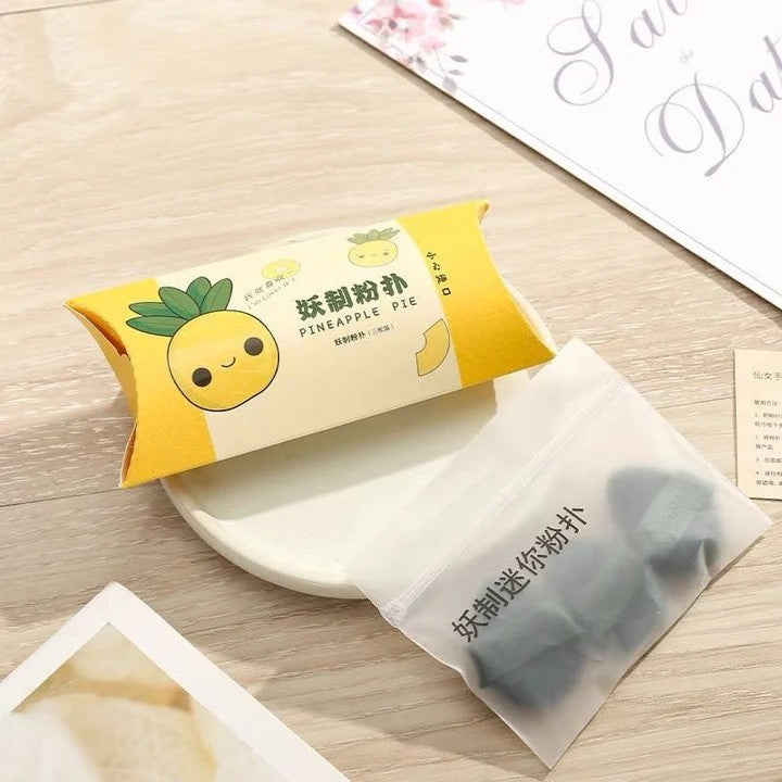 YaoZhi妖制迷你干湿两用粉扑菠萝派