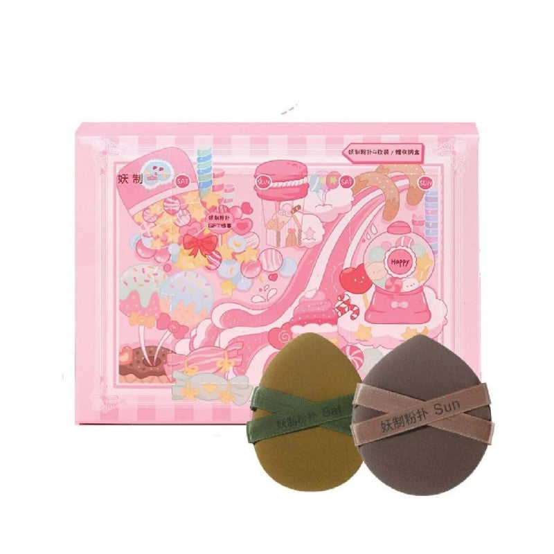 Yaozhi Weekend Powder Puff Set 4pcs