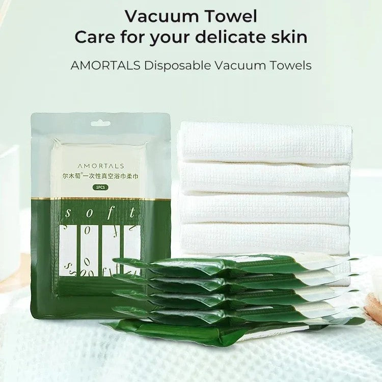 Amortals Disposable Vacuum Bath Towel 140*70cm 1pcs