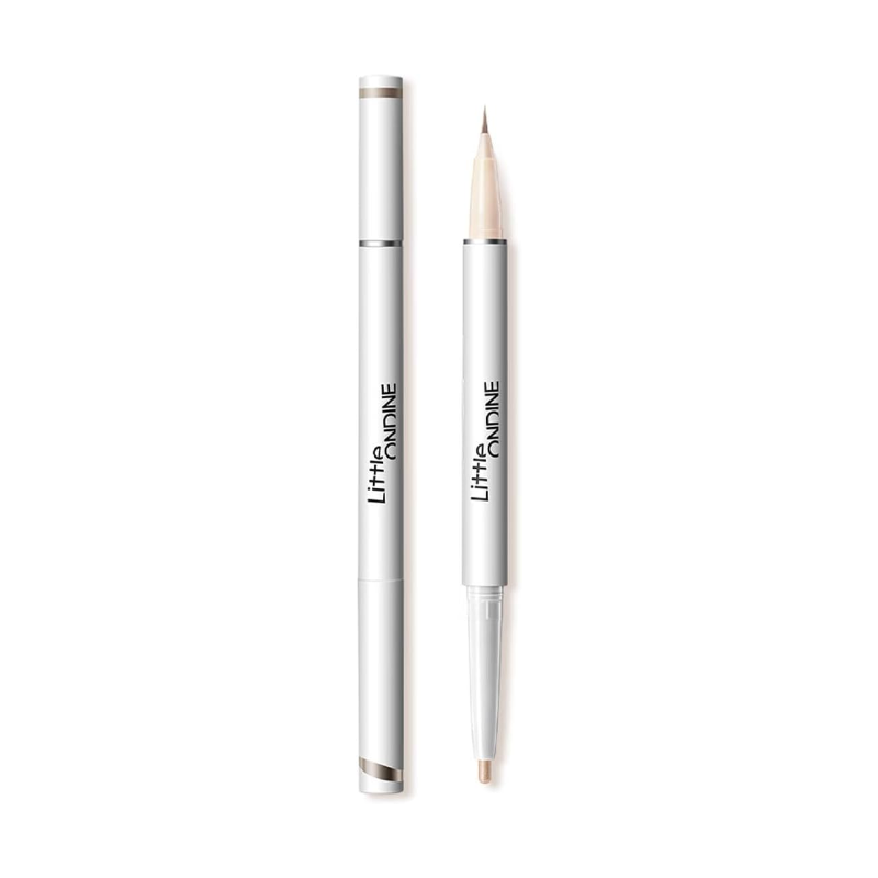 Little Ondine Double-Headed Tear Bag Pen #02 White Gold