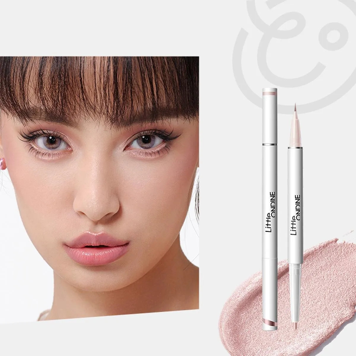 Little Ondine Highlighter & Shadow Eyeliner #04 Slightly Drunken Pink Diamond