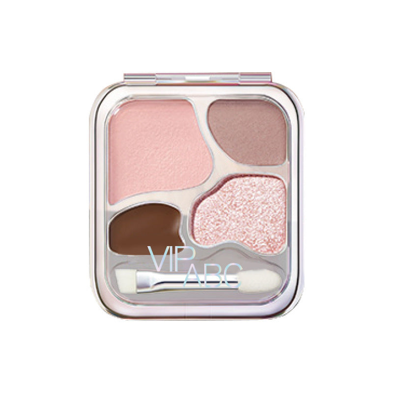 Little Ondine小奥汀爱豆四色卧蚕粉盘#02心动裸粉