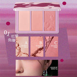 Little小奥汀莓雾叠影三色腮红#01红晕弥漫