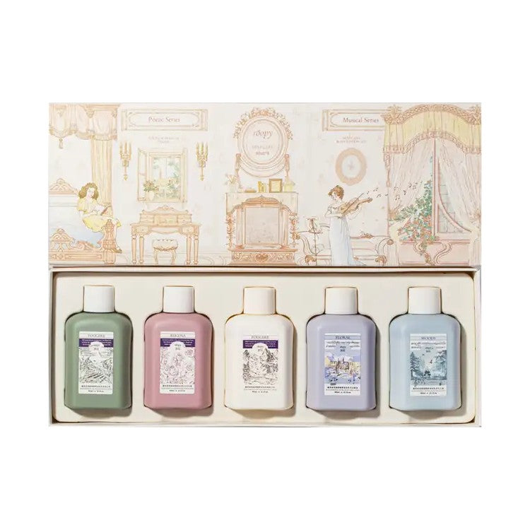 Roopy润培诗境&乐境系列香氛身体乳套盒 60ml*5