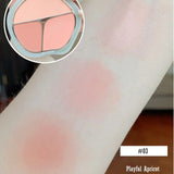 Timage Three Color Blush Palette #03 Playful Apricot